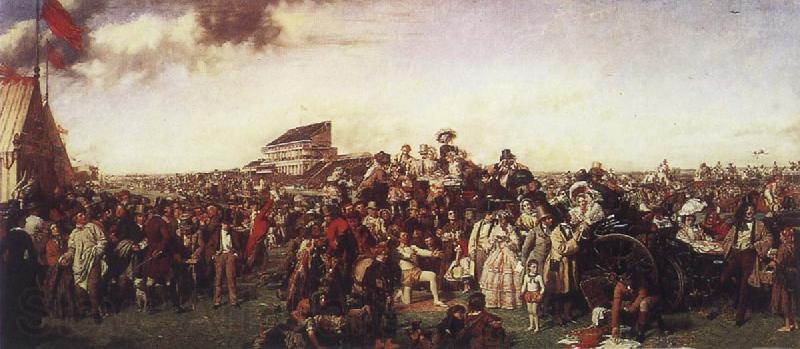 William Powell  Frith Derby Day Spain oil painting art